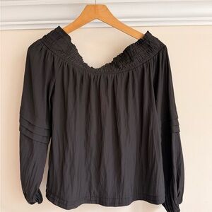 Ramy Brook Black Off Shoulder Blouse Sz XS